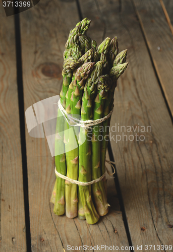 Image of  Fresh green asparagus