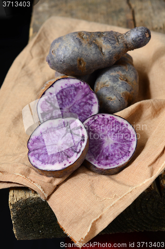 Image of Raw purple potato