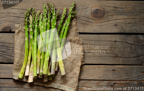 Image of  Fresh green asparagus