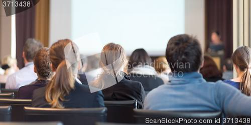 Image of Audience in the lecture hall.