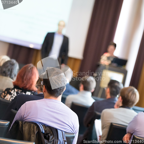 Image of Audience in the lecture hall.
