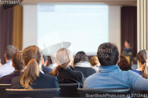 Image of Audience in the lecture hall.