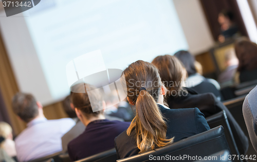 Image of Audience in the lecture hall.
