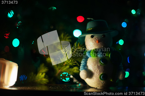Image of New year bokeh background