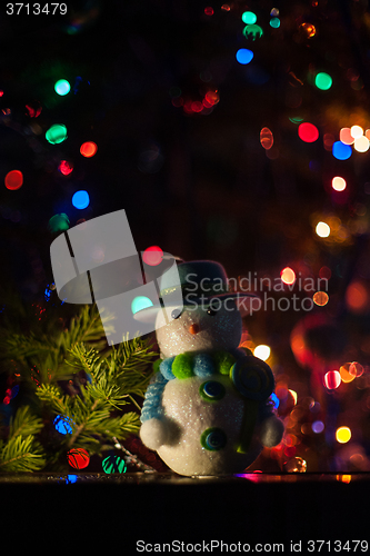 Image of New year bokeh background