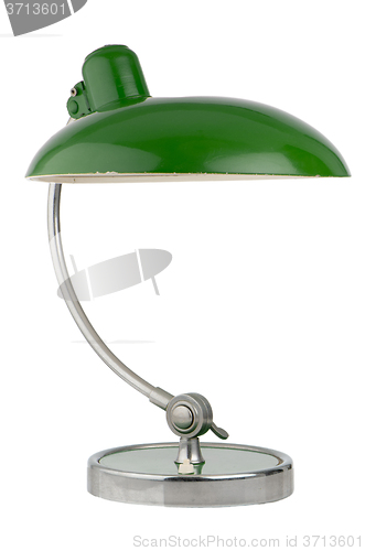 Image of Retro green table lamp