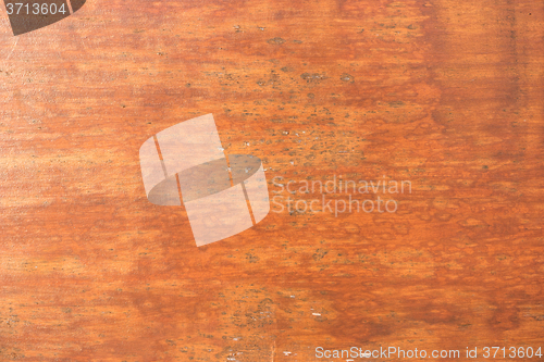 Image of Weathered brown painted wooden board