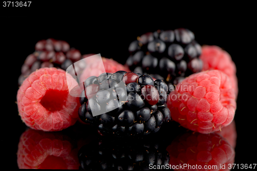 Image of Blackberry and raspberry