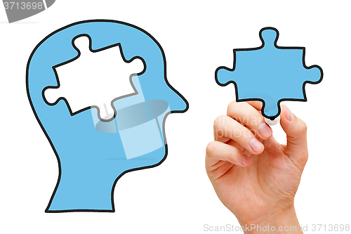 Image of Puzzle Head Concept