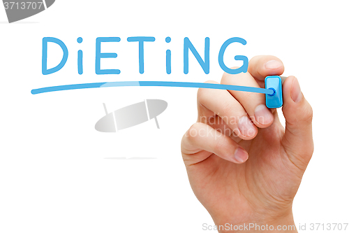 Image of Dieting Blue Marker
