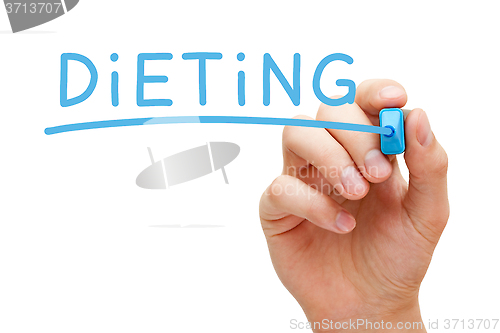 Image of Dieting Blue Marker
