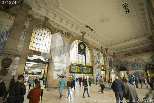 Image of EUROPE PORTUGAL PORTO TRAIN STATION SAN BENTO