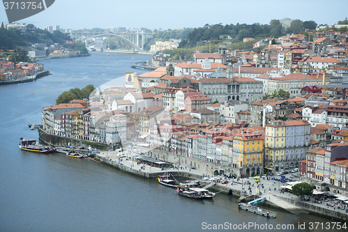 Image of EUROPE PORTUGAL PORTO RIBEIRA OLD TOWN DOURO RIVER