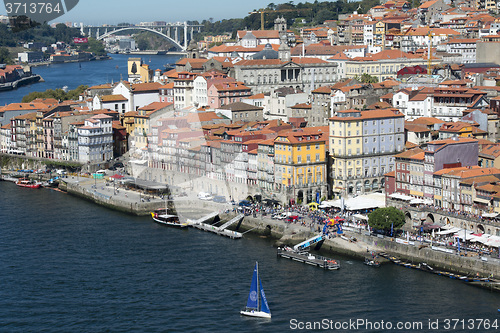 Image of EUROPE PORTUGAL PORTO RIBEIRA OLD TOWN DOURO RIVER