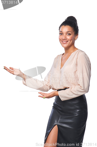Image of Confident successful business woman