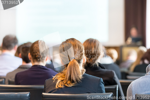 Image of Audience in the lecture hall.