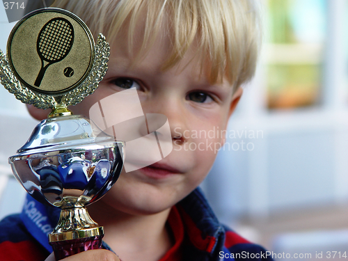 Image of little proud champion