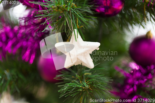 Image of Decorated christmas tree
