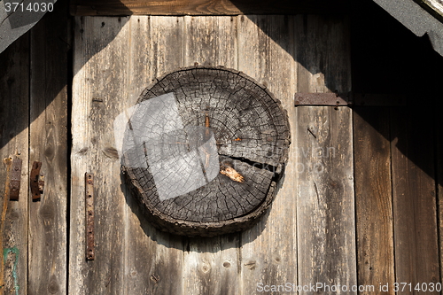 Image of detail Wooden Hunters Hut