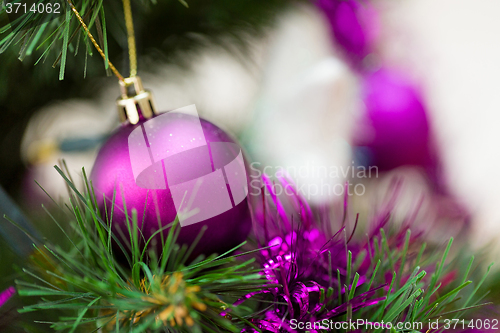 Image of Decorated christmas tree