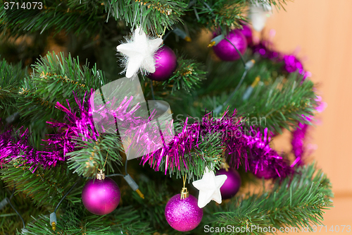 Image of Decorated christmas tree