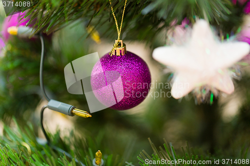 Image of Decorated christmas tree