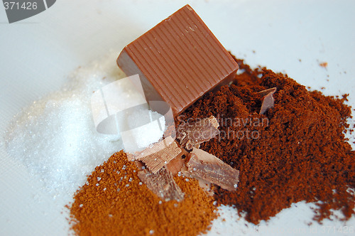 Image of one piece of chocolate