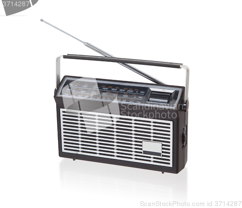 Image of Portable radio isolated