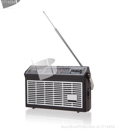 Image of Portable radio isolated