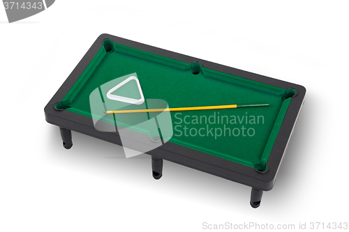 Image of Miniature billiard table