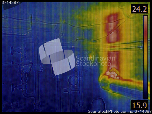 Image of Central Heating System Infrared