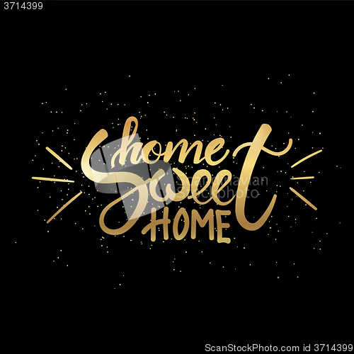 Image of Sweet home lettering