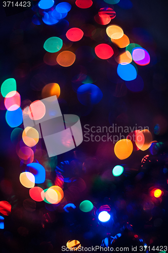 Image of New year bokeh background