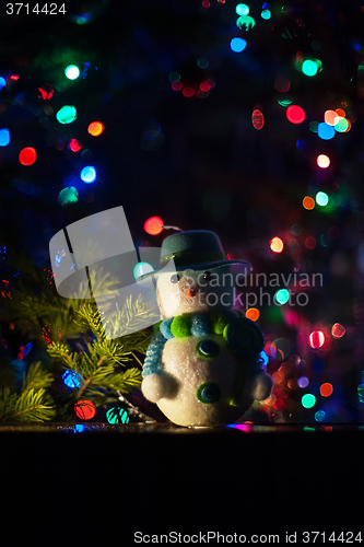 Image of New year bokeh background