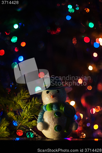 Image of New year bokeh background