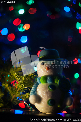 Image of New year bokeh background