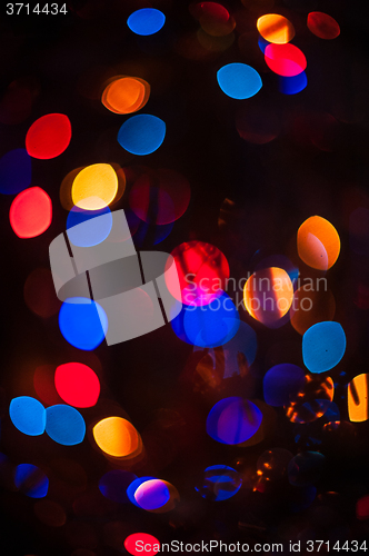 Image of New year bokeh background