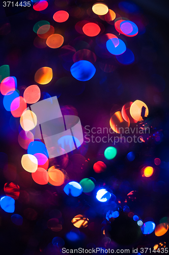 Image of New year bokeh background