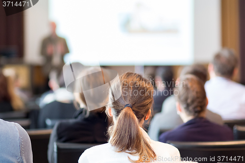 Image of Audience in the lecture hall.