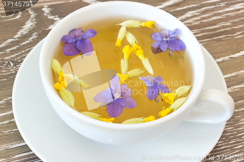 Image of Cough tea with violet and cowslip