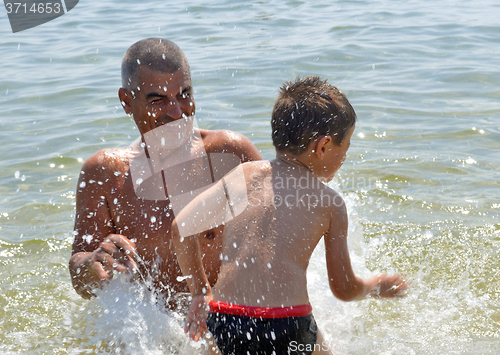 Image of Father and son