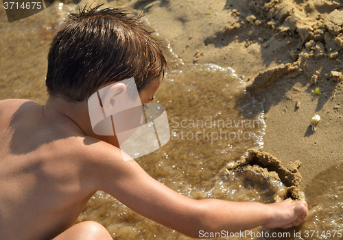 Image of Drawing in the sand