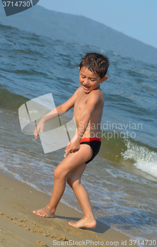 Image of Boy on the beach