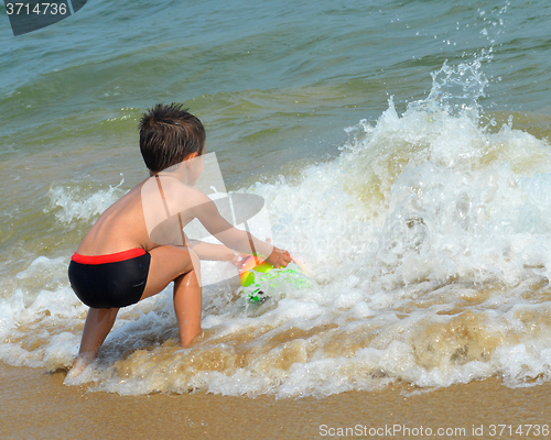 Image of Boy on the beach