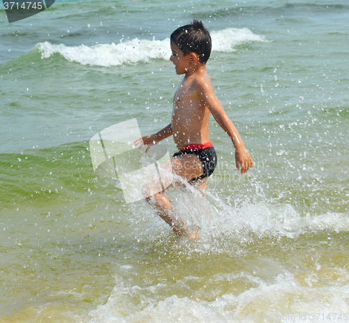 Image of Boy on the beach