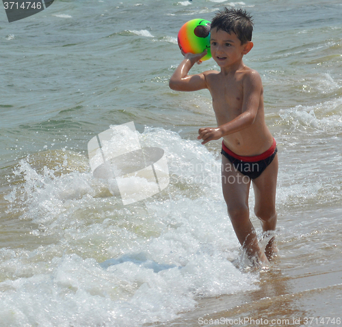Image of Boy on the beach