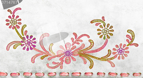 Image of Background with flowers