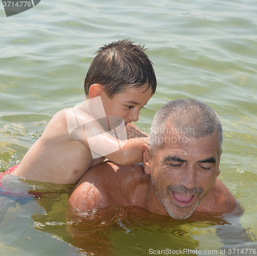 Image of Father and son