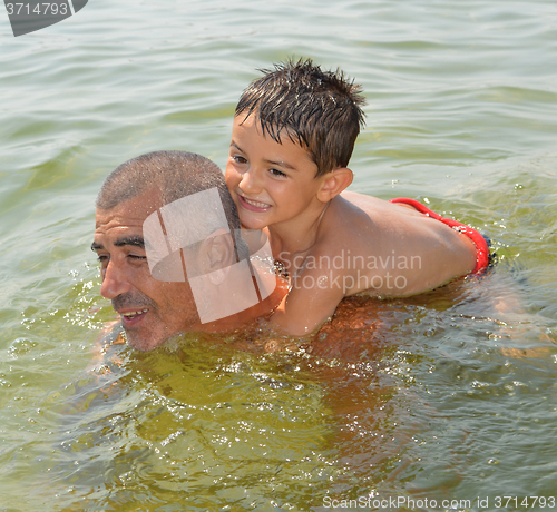 Image of Father and son