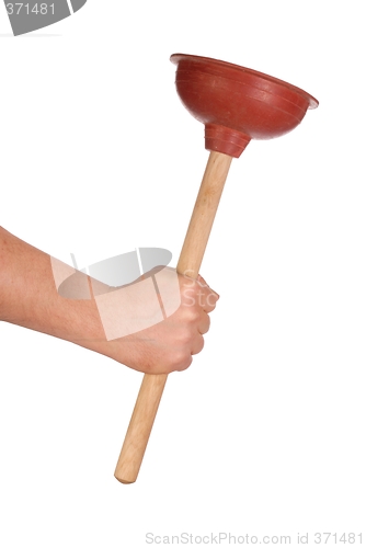 Image of Hand with Plunger